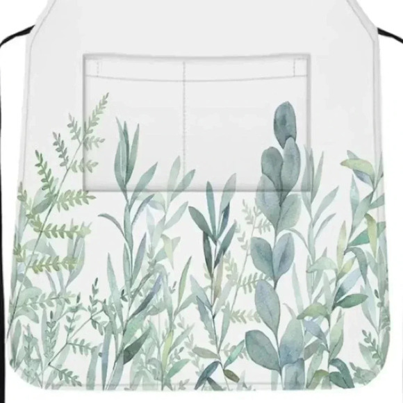 Floral Botanical Leaf Apron - Picture 3 of 3